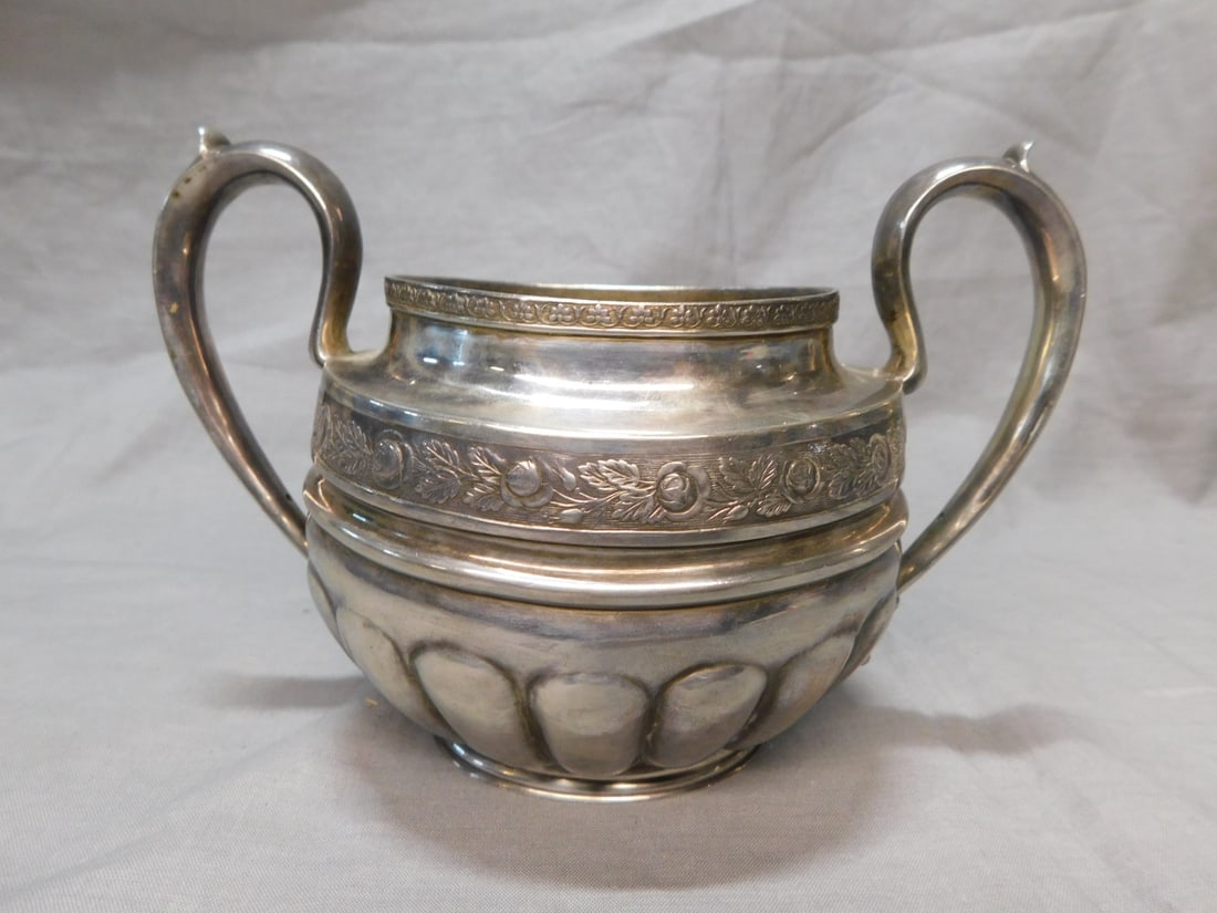 19th C. Silver Sugar Bowl (1 of 3)
