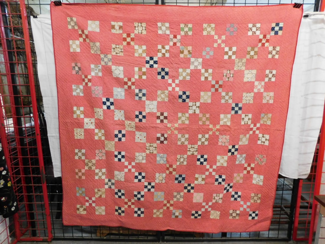 American Quilt Pink, Block Pattern (1 of 5)