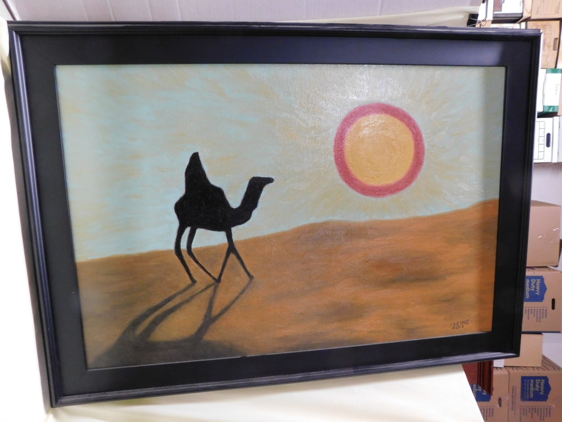 J(oseph) D. Sine - Camel Painting (1 of 5)