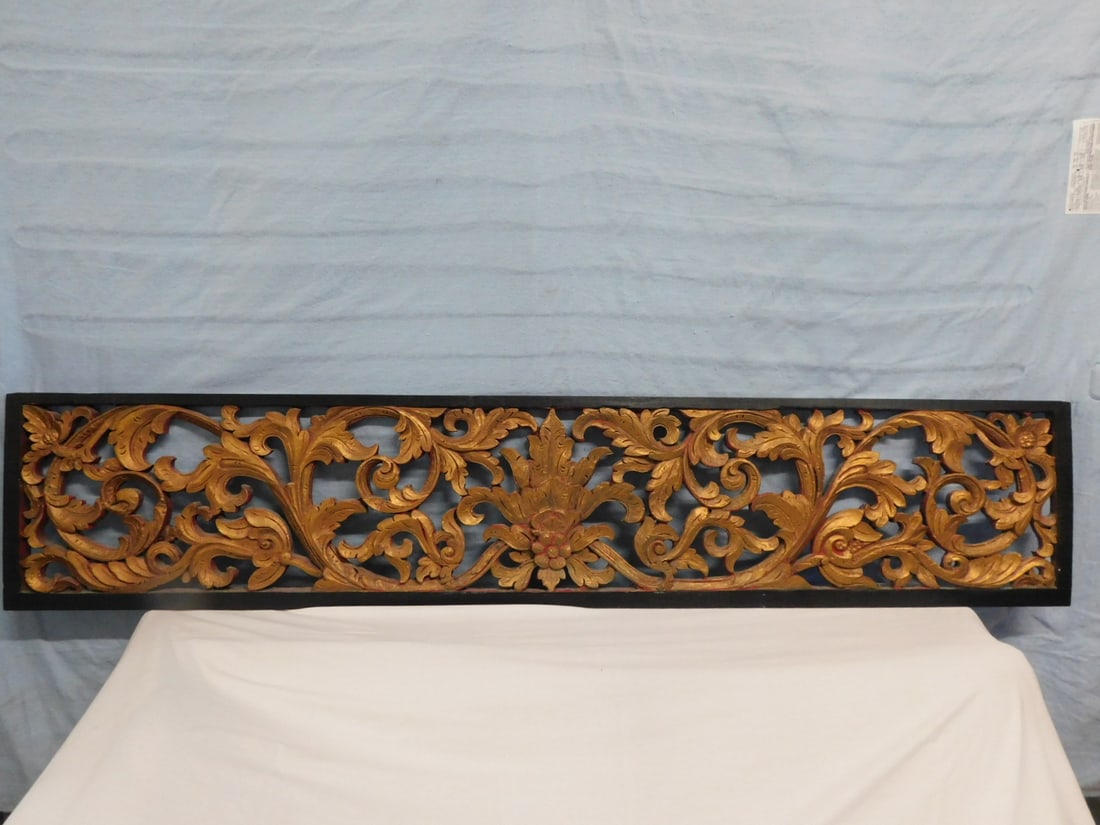 Carved Wood Valance Panel (1 of 5)