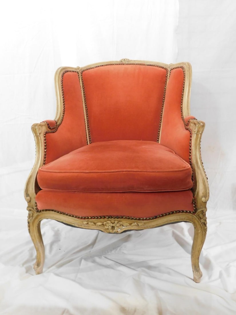 Louis XV Style Bergere Chair (1 of 5)