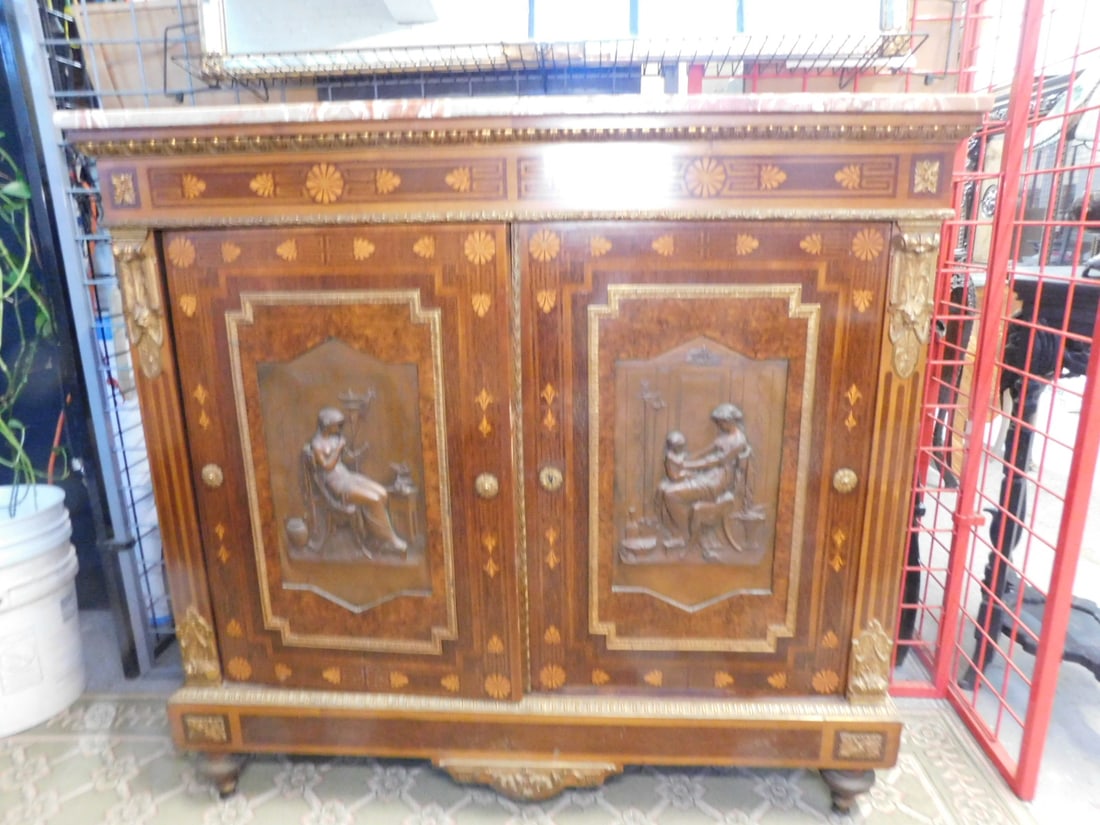 Louis XVI Console Cabinet (1 of 12)