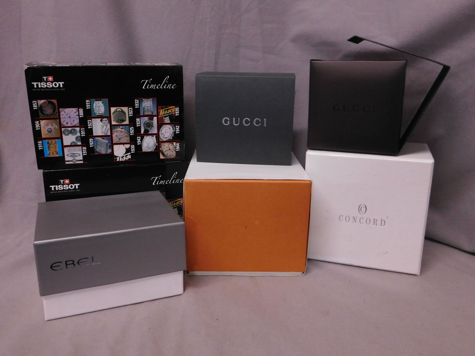 7 Vintage Wrist Watch Boxes, etc (1 of 15)