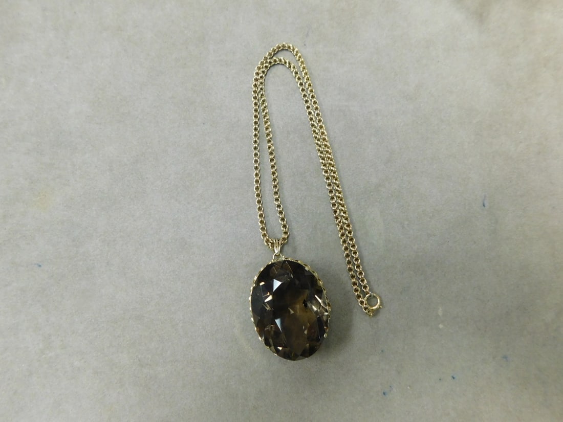 14k yg & Topaz Necklace (1 of 5)