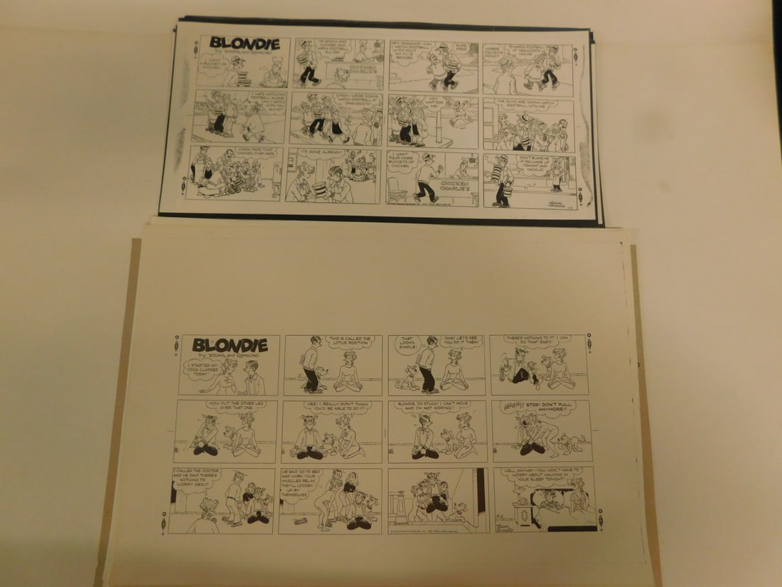 48 Blondie Newspaper Comic Strip Proof (1 of 7)