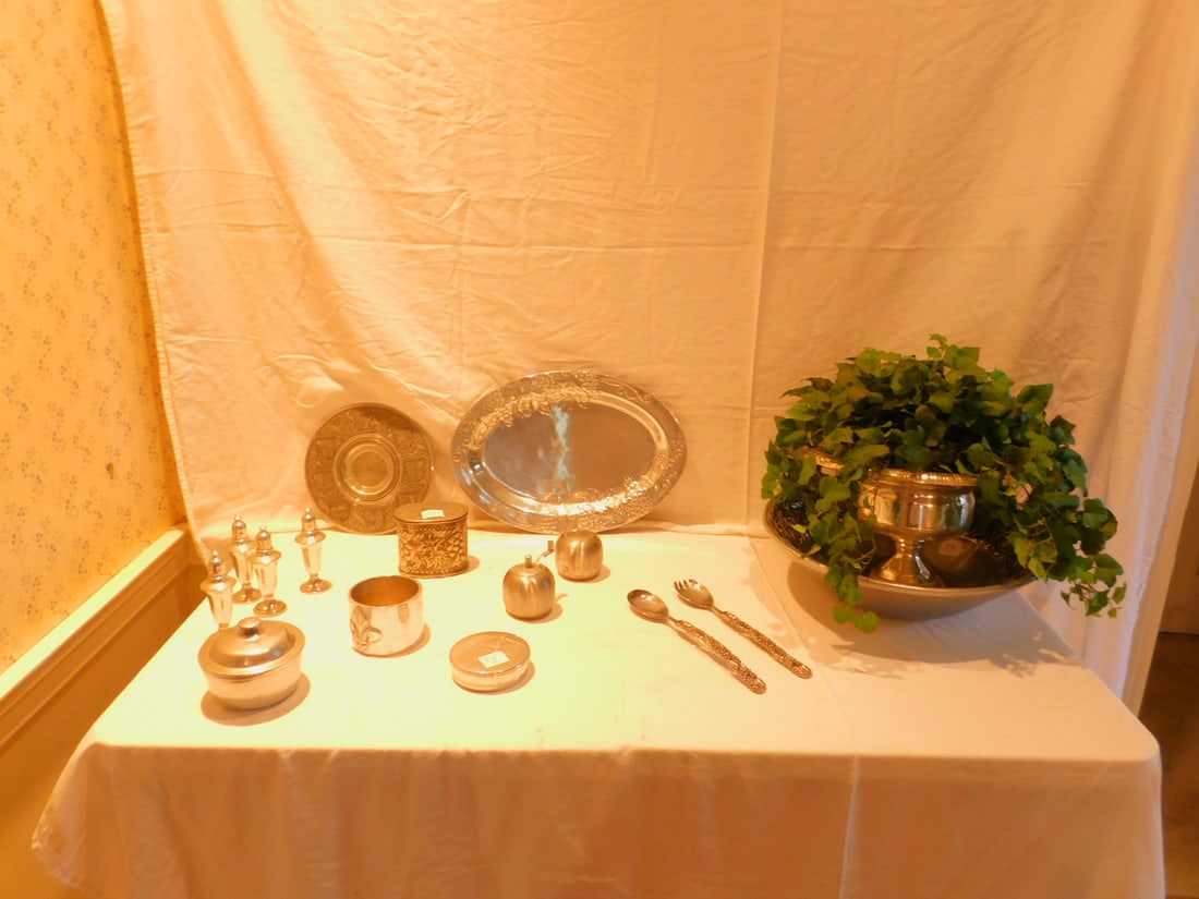 Pewter and aluminum grouping (1 of 8)