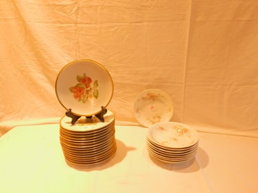 Porcelain plates and bowls