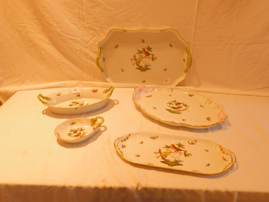 5 Herend Serving pieces (1 of 6)