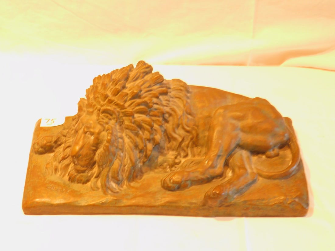 Barye bronze lion (1 of 4)