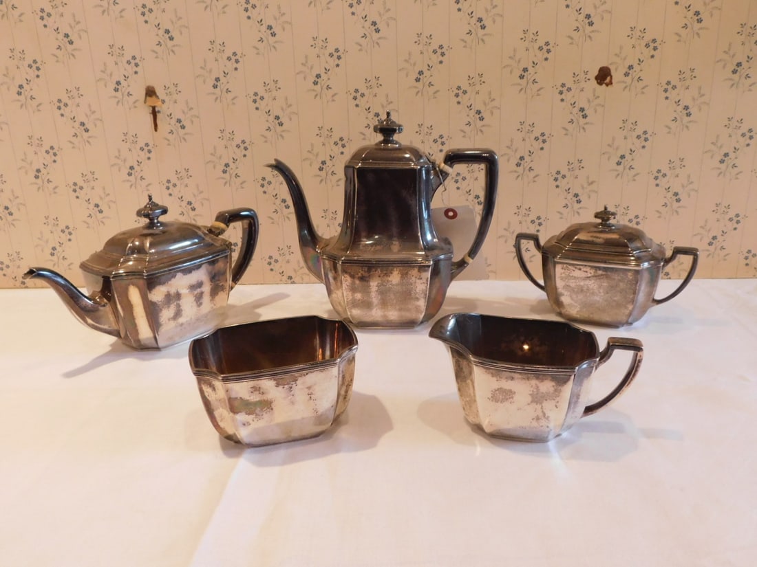 5 piece Tiffany Sterling Silver Coffee Service (1 of 4)