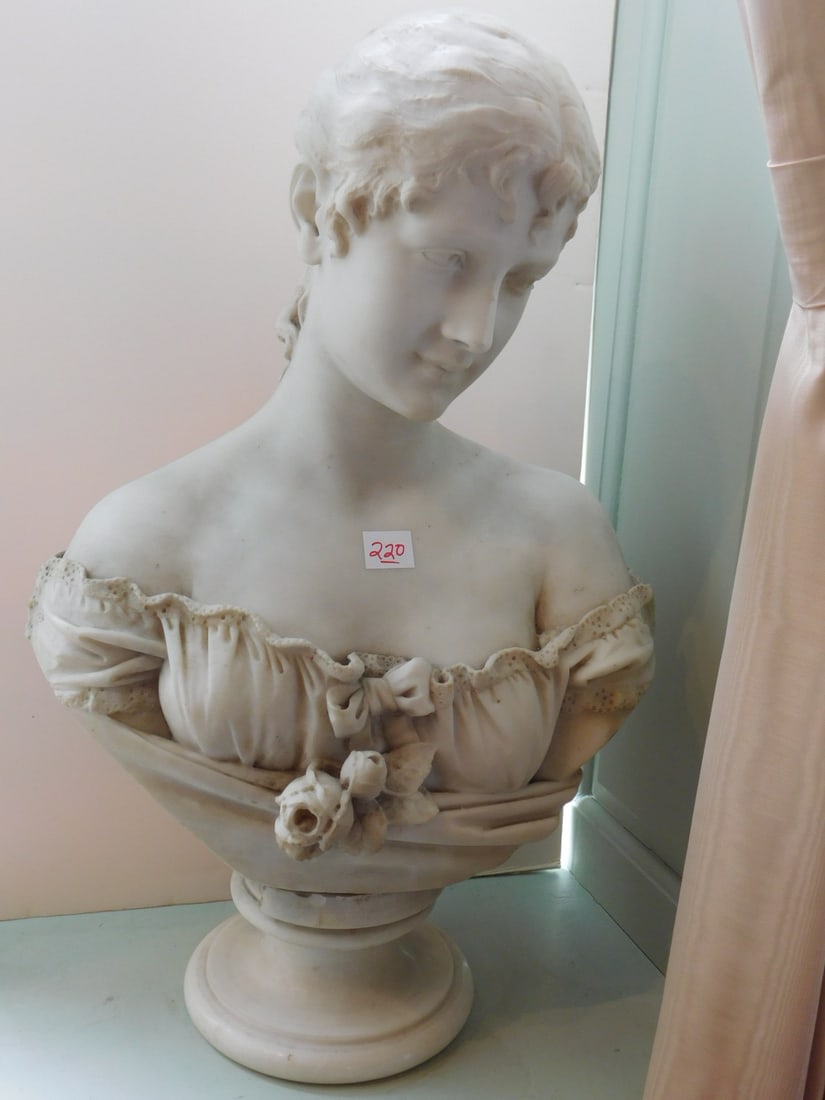 Gallery Lapini marble bust sculpture (1 of 6)