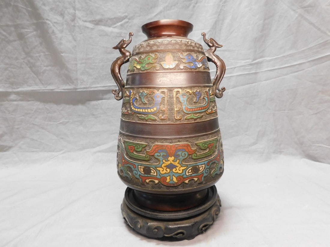 Japanese Champleve Vase (1 of 12)