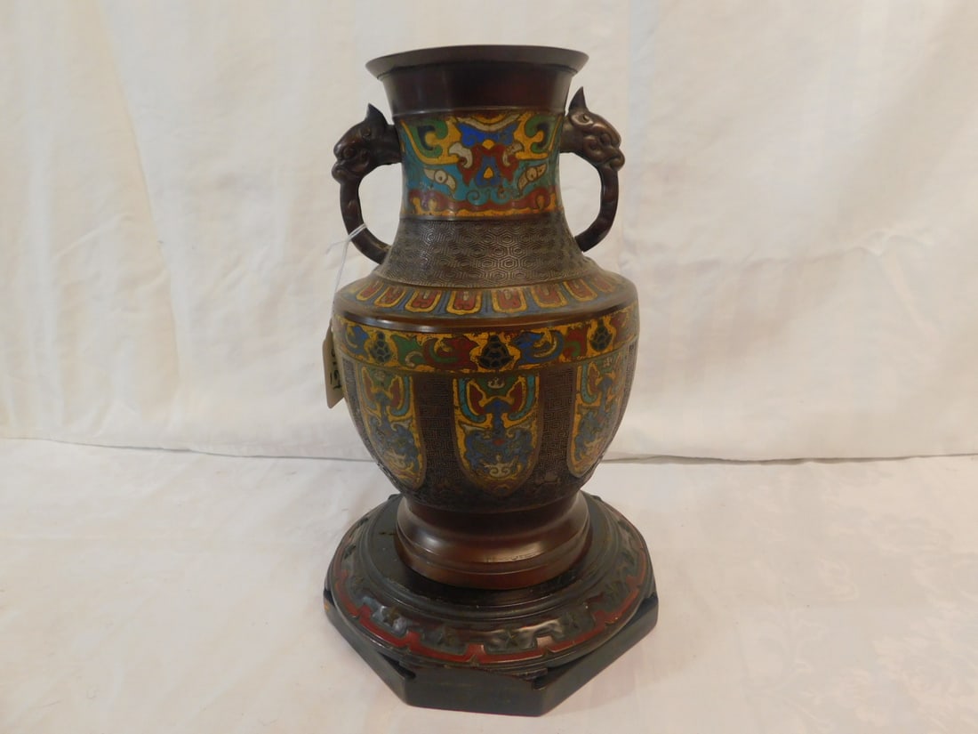 Japanese Champleve Vase (1 of 9)