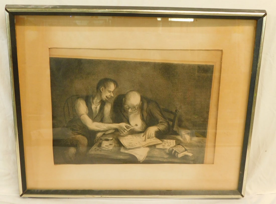 Benton M Spruance "The Philatelists" (1 of 6)