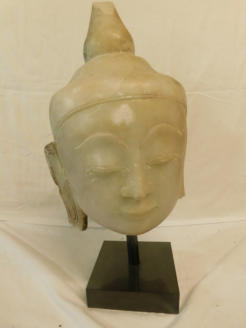 Large Carved Buddha Head (1 of 6)