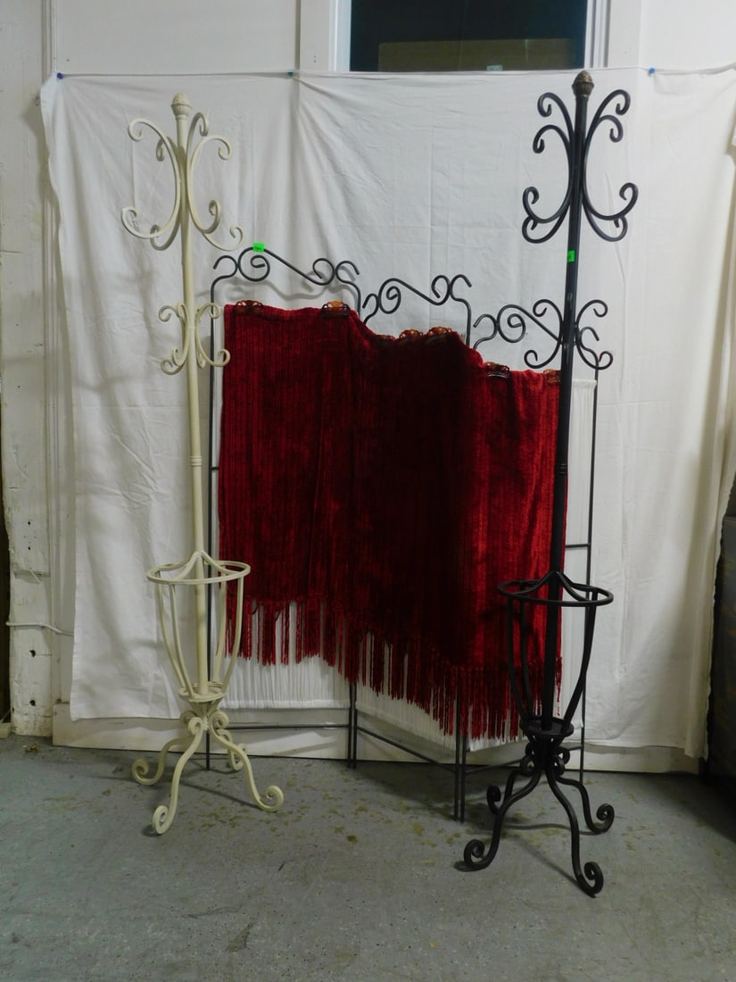 Two Clothes Tree & Dressing Screen (1 of 4)