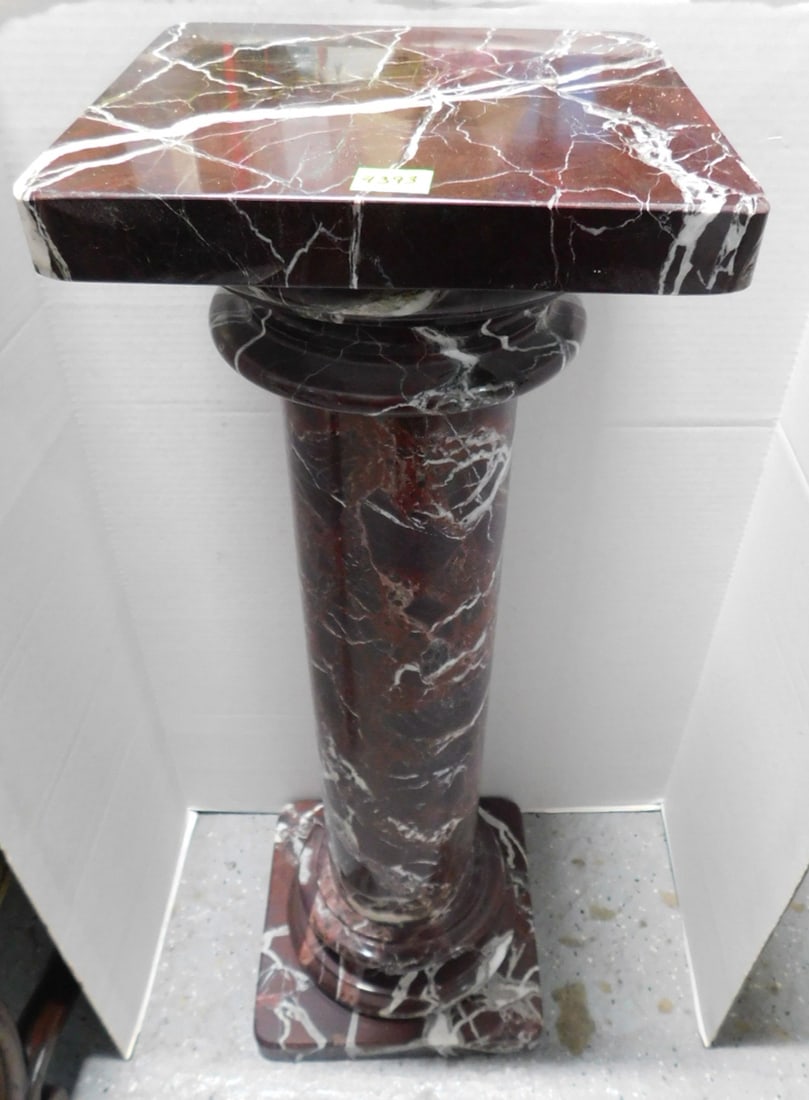 Rouge Marble Pedestal (1 of 3)