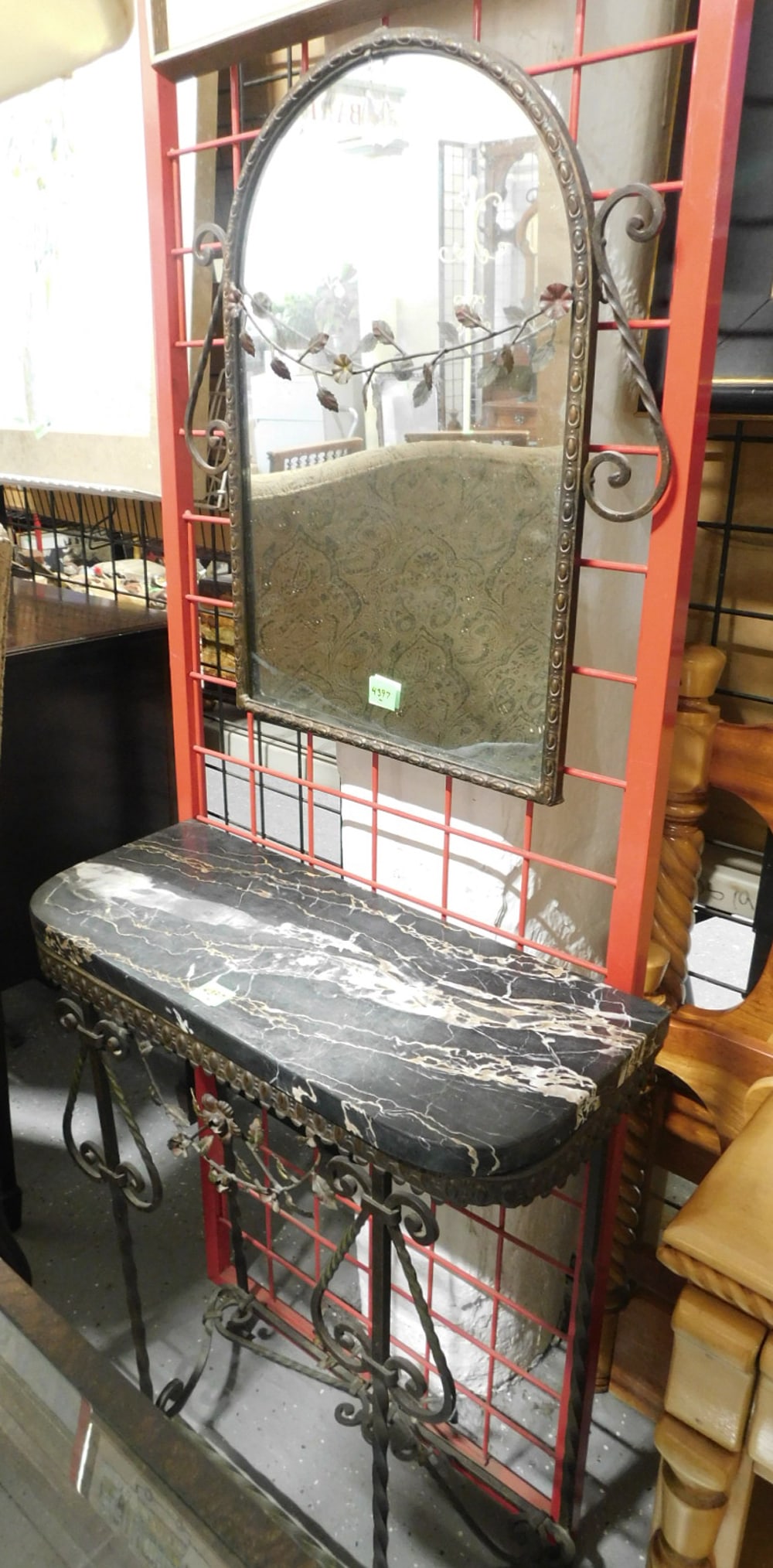 Deco Console Table & Mirror (1 of 7)