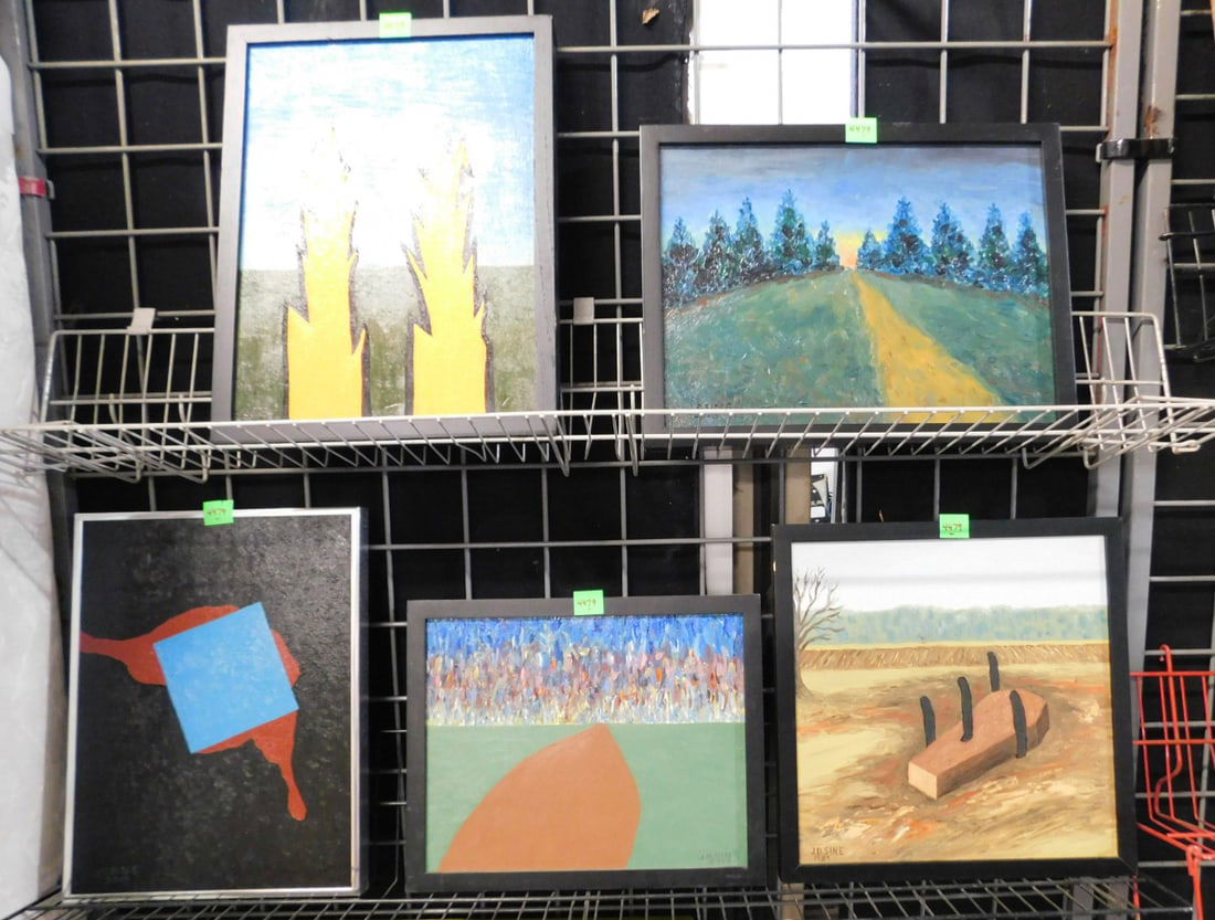 5 Joseph D. Sine Paintings (1 of 11)