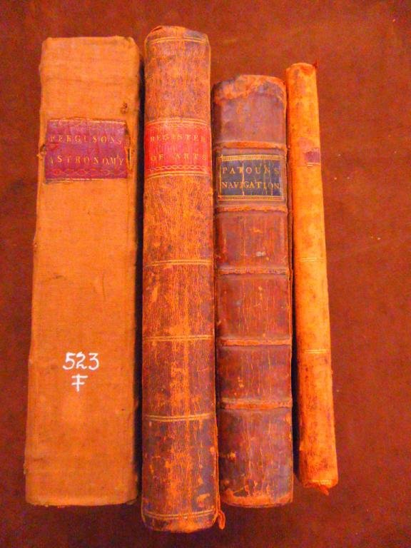 Astronomy; Navigation, etc. titles: [4 titles] James Ferguson. Astronomy Explained Upon Sir Isaac Newton's Principles, ... . London, 1803 (eleventh ed.); together with: Archibald Patour. The Principles of Navigation. London, [late editi