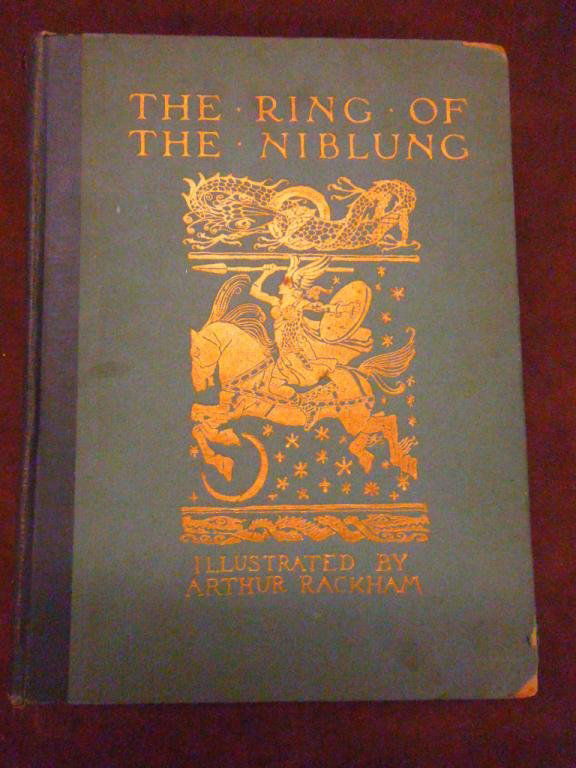 M. Armour The Ring of the Niblung: Margaret Armour (translator), The Ring of the Niblung (with illustrations by Arthur Rackham. New York, Doubleday Page & Co., n.d. (1910/11) (First edition). CONDITION: Original gilt stamped covers int