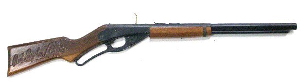 1970's Daisy Red Ryder Toy BB Rifle: 1970's Daisy Mfg. Co. model 1938B Red Ryder toy BB rifle. CONDITION: Very good with minor wear.