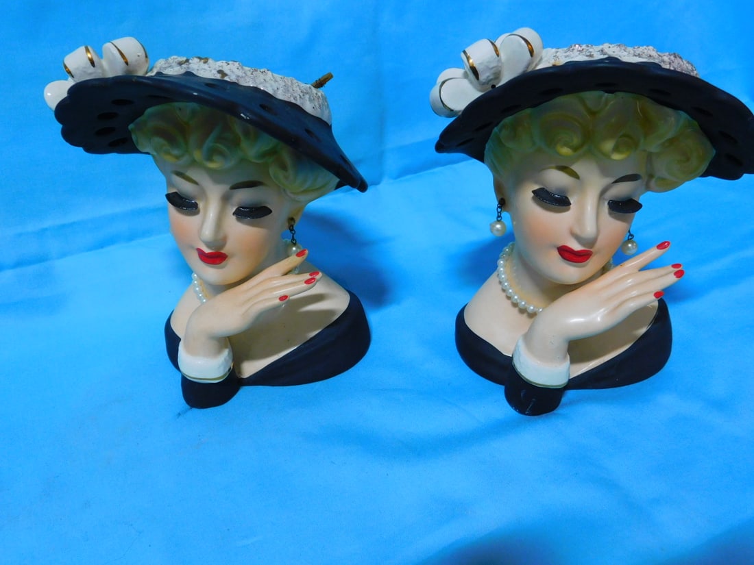 2 Inarco Head Vases (1 of 4)