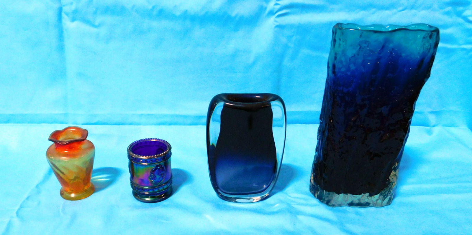 4 Colored Glass Pieces (1 of 4)