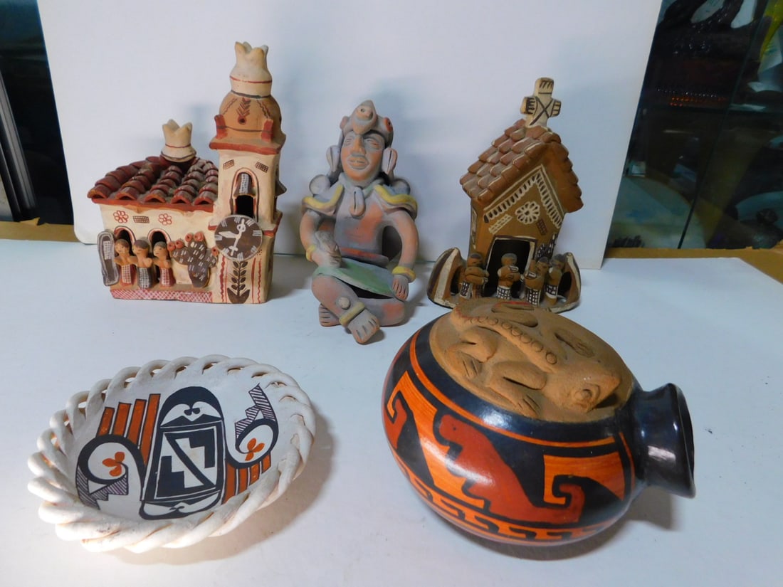 Native American & S. American Pottery (1 of 6)