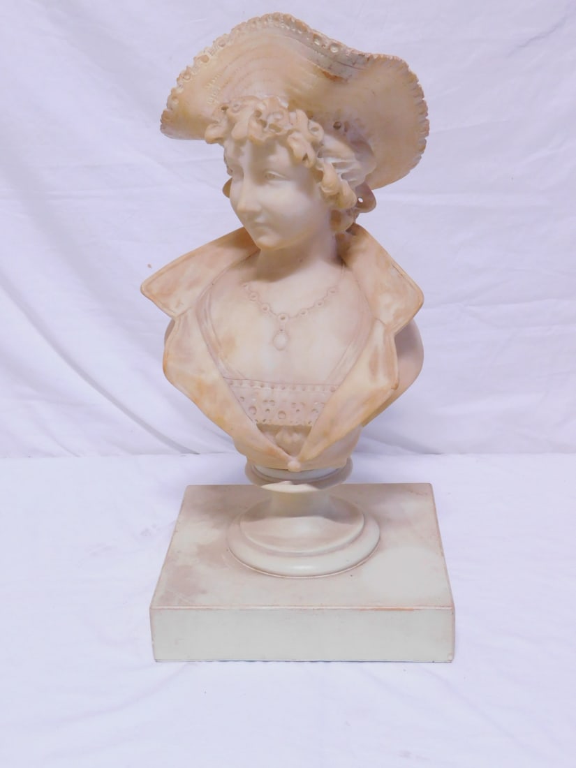 Victorian Alabaster Bust (1 of 6)