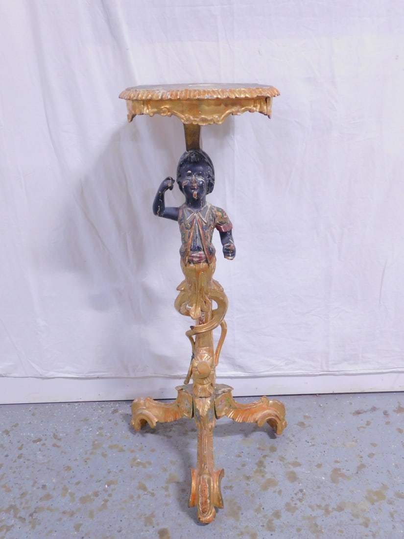 Venetian Pedestal Table (1 of 11)