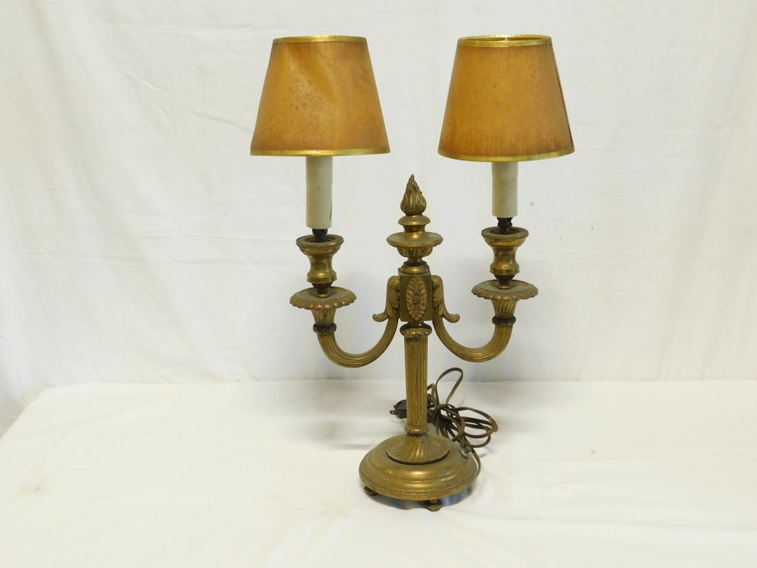 Bronze Candelabra Lamp (1 of 5)