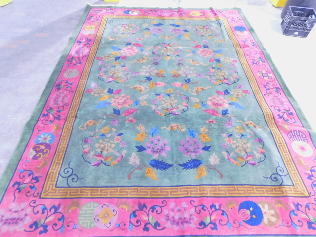 Vintage Chinese Room Rug (1 of 7)