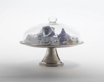 s15 Paperweight and Cake Plate