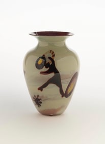 Signed Glass Vase
