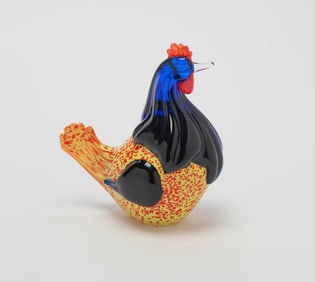 Signed - Rooster Paperweight