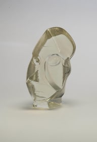 Glass Mask Paperweight