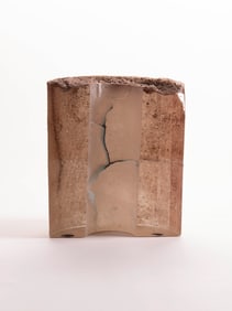 Signed Demi Lune Sculpture