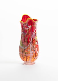 Signed Art Glass Vase