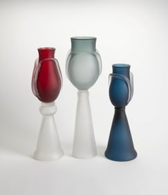 3 Glass Vessels