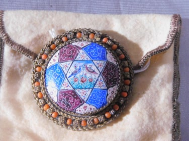 Israel Enameled Brooch