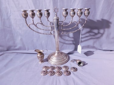 Sterling Menorah