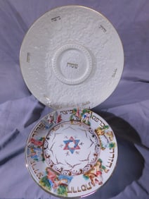 2 Seder Plates