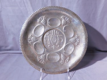 Sterling Seder Plate
