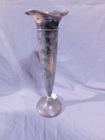 Sterling Judaica Lulav Vase