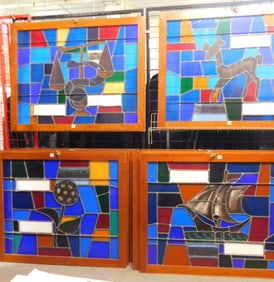 12 Stained Glass Windows