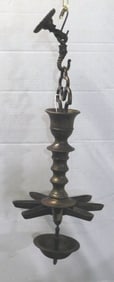 Antique Hanging Sabbath Lamp