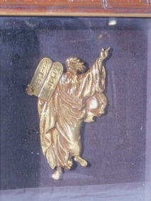 Brass Moses Plaque