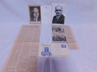 Levi Eshkol Autograph & Photo