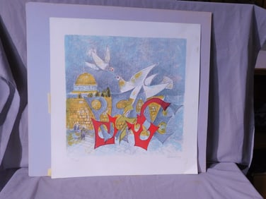 Chaim Gross Lithograph